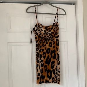 Forever 21 leopard dress NEW WITH TAGS